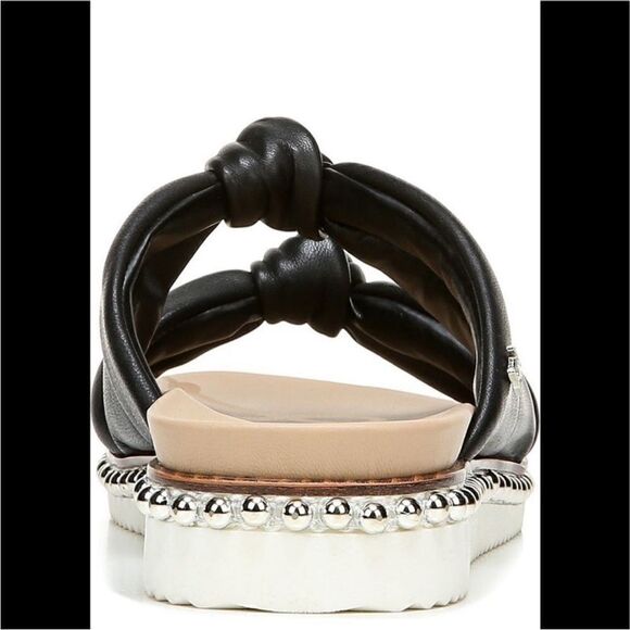 - Sam Edelman alyce knotted strap studded slide Leather sandal size 5 NWT - Picture 8 of 12